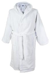 Dimcol No8 1320910805100017 Παιδικό Μπουρνούζι Κολυμβητηρίου Βαμβακερό Λευκό Νο8