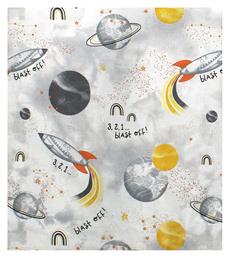 Dimcol Πάνα Αγκαλιάς Χασέ Γκρι 80x80εκ.