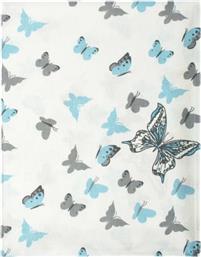 Dimcol Παπλωματοθήκη Butterfly 160x240cm 56 Sky Blue από το Aithrio