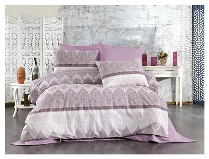 Dimcol Παπλωματοθήκη Υπέρδιπλη 220x240 Ηλέκτρα 362 Lilac