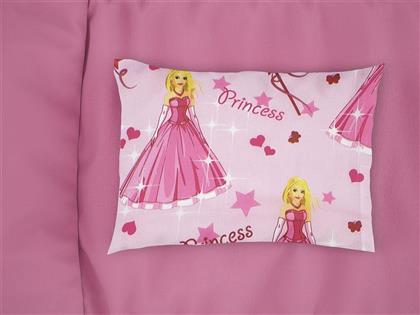 Dimcol Princess Παιδική Μαξιλαροθήκη 50x70εκ. Pink