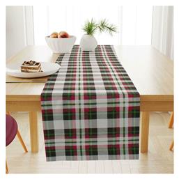 Dimcol Ράνερ Αλέκιαστο Tartan 493 Red / Green 40x180εκ.