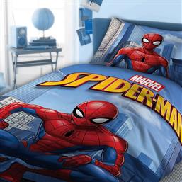 Dimcol Σετ Παιδική Παπλωματοθήκη Βαμβακερή Μονή με Μαξιλαροθήκη Spiderman 810 160x240εκ. από το 24home