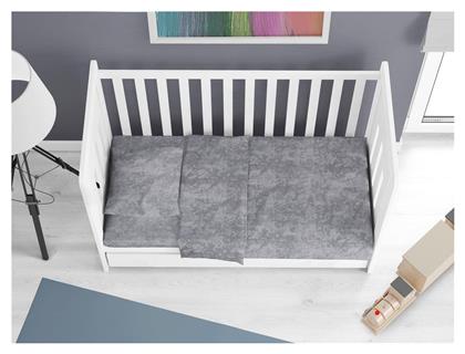 Dimcol Βρεφική Παπλωματοθήκη Bebe Premium Shadow Dark Grey 120x160εκ. από το 24home