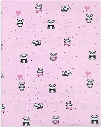 Dimcol Βρεφική Παπλωματοθήκη Panda 111 Pink 120x160εκ. από το Spitishop