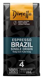 Dimello Καφές Espresso Μονοποικιλιακός Arabica Brazil Brazil 250gr Κωδικός: 36069677