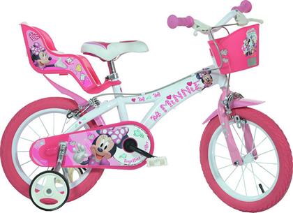 Dino Bikes Minnie 14'' Παιδικό Ποδήλατo BMX Ροζ από το Moustakas Toys