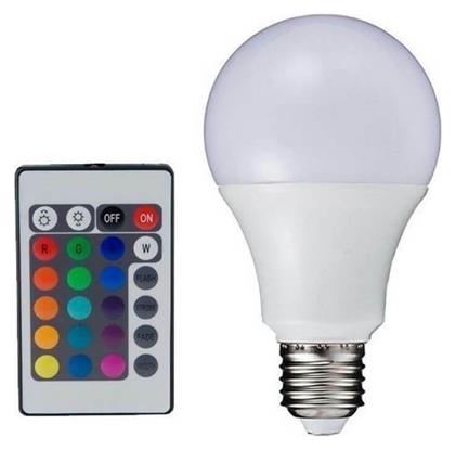 Diolamp Λάμπα LED για Ντουί E27 και Σχήμα A60 RGBW 650lm Dimmable