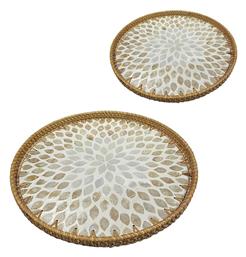 Δισκος Στρογγ Rattan Σετ2 30/35εκ