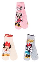 Disney Αντιολισθητικές Παιδικές Κάλτσες Μακριές Πολύχρωμες 3 Ζευγάρια από το Closet22