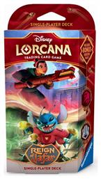 Disney Lorcana Tcg Reign Jafar Starter Deck Mulan Stitch