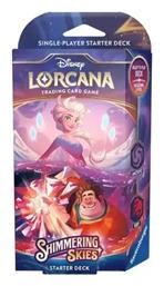 Disney Lorcana Tcg Shimmering Skies Starter Deck Amethyst & Ruby