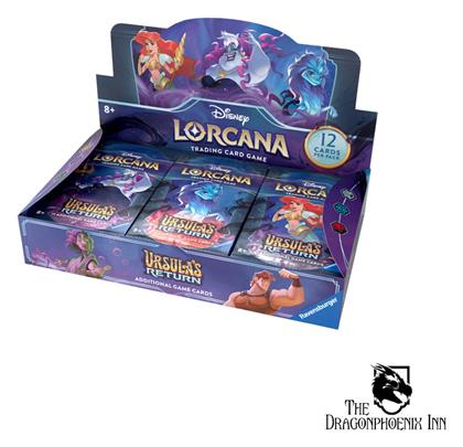 Disney Lorcana Tcg Ursula's Return Booster Display