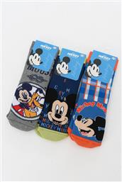 Disney Παιδικές Κάλτσες Αντιολισθητικές Πολύχρωμες 3 Ζευγάρια
