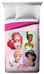 Disney Παιδικό Πάπλωμα Μονό με Γέμιση Microfiber Princess Coral 160x240εκ.