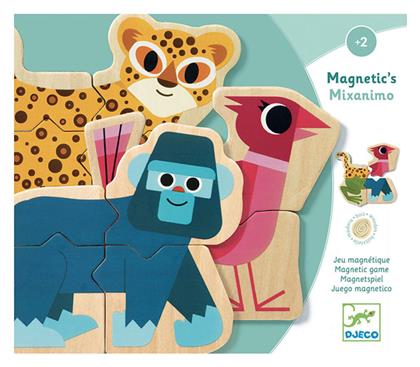 Djeco Μαγνητικό Παιχνίδι Κατασκευών Magnetic Game Mixanimo για Παιδιά 2+ Ετών