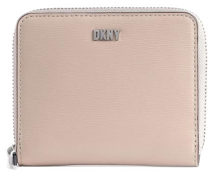 DKNY Bryant Μικρό Δερμάτινο Γυναικείο Πορτοφόλι Εκρού από το Z-mall