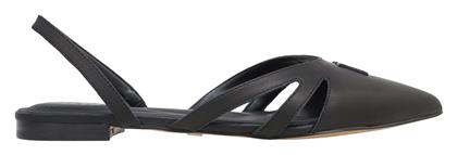 DKNY Δερμάτινες Γυναικείες Μπαλαρίνες Slingback σε Χρώμα