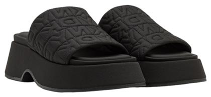 DKNY Mules με Χοντρό Ψηλό Τακούνι σε Μαύρο Χρώμα από το Z-mall