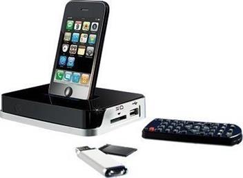 Docking Station με Mediaplayer για iPhone iPod