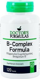Doctor's Formulas B-Complex Formula Βιταμίνη για Ενέργεια, τα Μαλλιά & τo Δέρμα 120 ταμπλέτες