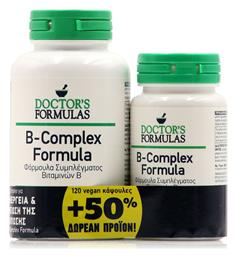 Doctor's Formulas B- Complex Formula Βιταμίνη για Ενέργεια, τα Μαλλιά, τo Δέρμα & τα Νύχια Β-complex 180 ταμπλέτες