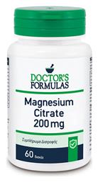 Doctor's Formulas Magnesium Citrate 200mg 60 ταμπλέτες από το CareLife