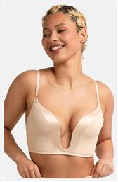 Dorina Μπεζ Strapless Σουτιέν χωρίς Μπανέλες