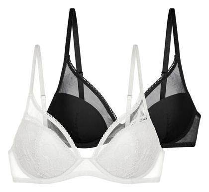 Dorina Black/White Σουτιέν με Ελαφριά Ενίσχυση & Μπανέλες 2Pack από το Zaboo