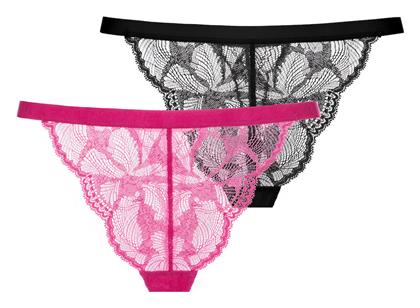 Dorina Γυναικεία Slip MultiPack Pink/black από το Tres Chic