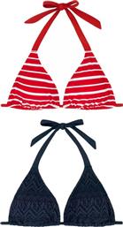 Dorina Bikini Τριγωνάκι Red/Navy Valencia 2Pack από το Plus4u