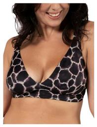 Dorina Wamba Eco Curves Bikini Σουτιέν Animal Print Καφέ από το Pinguino