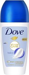 Dove Advanced Care Talco Αποσμητικό 48h σε Roll-On 50ml