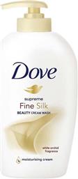 Dove Fine Silk Cream Wash 250ml από το e-Fresh