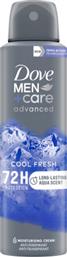Dove Men Care Advanced Cool Fresh Αποσμητικό 72h σε Spray 150ml από το e-Fresh