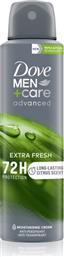 Dove Men+ Care Extra Fresh Αποσμητικό 72h σε Spray 150ml από το e-Fresh