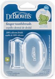Dr. Brown's Βρεφική Οδοντόβουρτσα Δαχτύλου Transparent για 3m+ από το Pharm24