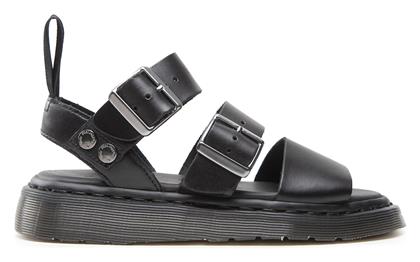Dr. Martens Sandały Δερμάτινα Σανδάλια Μαύρα
