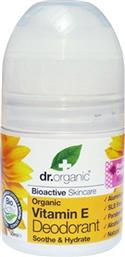 Dr.Organic Vitamin E Φυσικό Αποσμητικό σε Roll-On Χωρίς Αλουμίνιο 50ml από το Pharm24