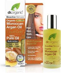 Dr.Organic Βιολογικό Argan Oil για Πρόσωπο, Μαλλιά και Σώμα 50ml