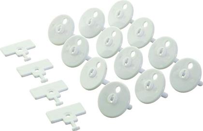 Dreambaby Προστατευτικά Καλύμματα για Πρίζες από Πλαστικό σε Λευκό Χρώμα 16τμχ από το Spitishop