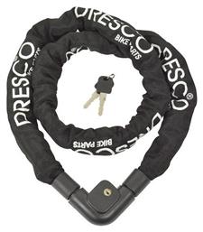 Dresco Αντικλεπτική Αλυσίδα Μοτοσυκλέτας με Κλειδαριά και Μήκος 150εκ. Μαύρο Χρώμα
