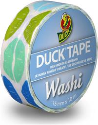 Duck Αυτοκόλλητη Washi Ταινία Διακόσμησης Aqua Kiss 15mm x 10m