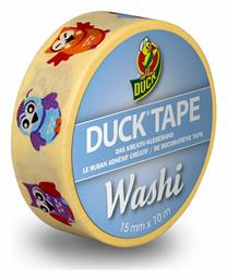 Duck Αυτοκόλλητη Washi Ταινία Διακόσμησης Cute Owls 1τμχ 15mm x 10m