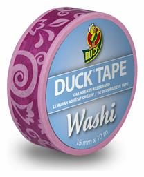 Duck Purple Cirrus Αυτοκόλλητη Washi Ταινία Διακόσμησης 15mm x 10m από το E-gadgets