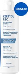 Ducray Kertyol P.S.O. Ultra-Rich Cleansing Gel for Psoriasis-Prone Skin 400ml