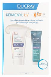 Ducray Promo Keracnyl Uv Anti-blemish Face Fluid Spf50+, 50ml & Δώρο Foaming Gel Face - Body 100ml από το Pharm24