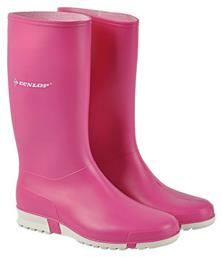 Dunlop Αντιολισθητικές Unisex Γαλότσες Εργασίας Γονάτου Ροζ