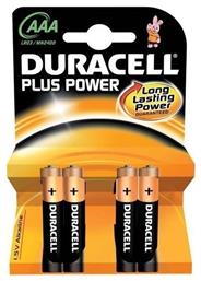 Duracell Plus Power AAA 1.5V 4τμχ