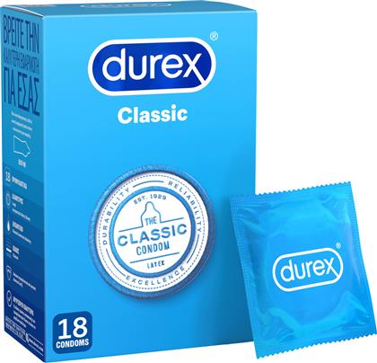 Durex Προφυλακτικά Classic 18τμχ από το e-Fresh